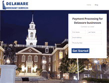 Tablet Screenshot of delawaremerchantservices.com
